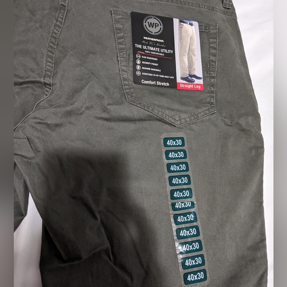 WEATHERPROOF Men strength legs Utility Pants size: 40x30 NWT - Picture 6 of 11